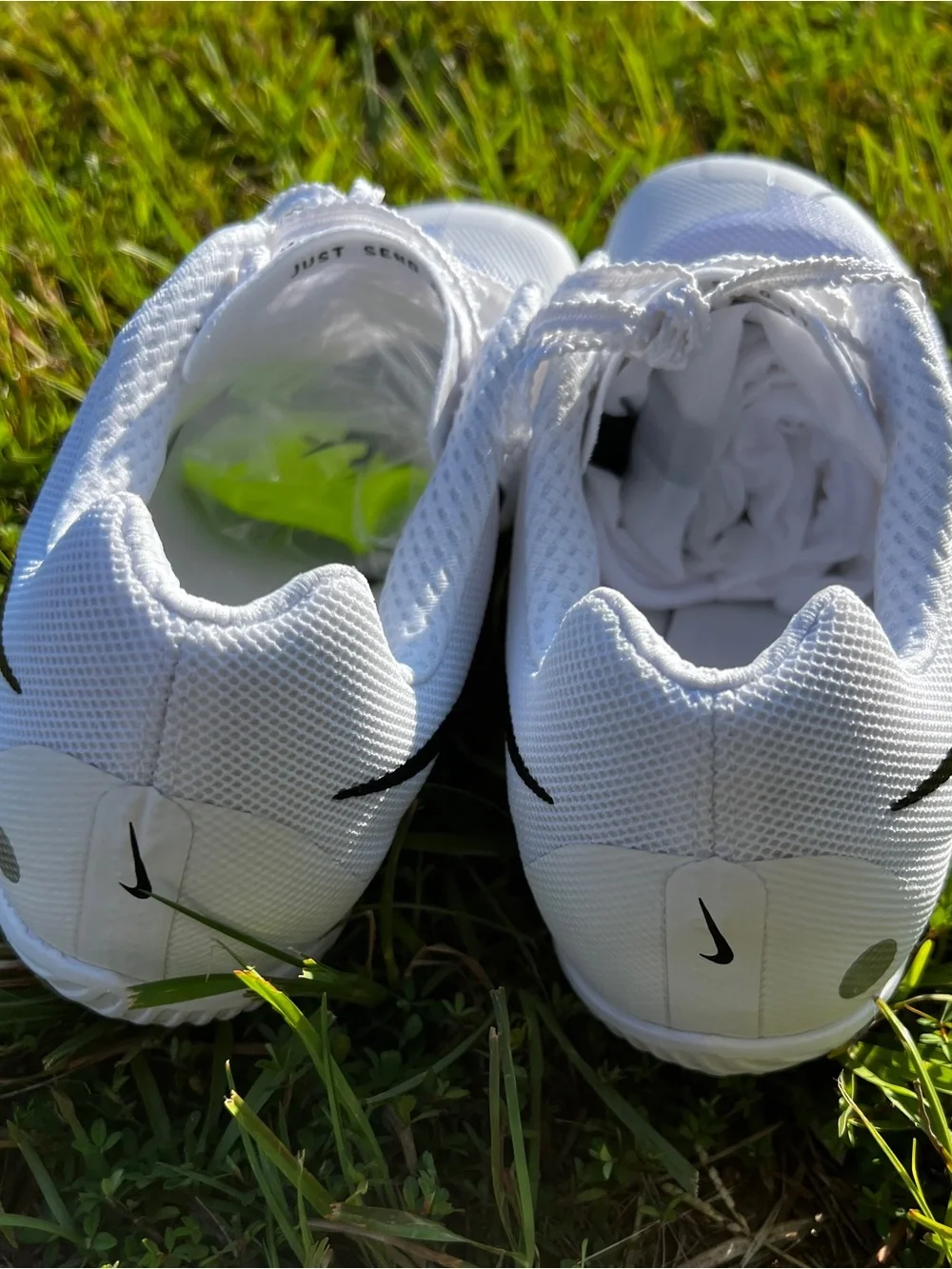 NEW Nike size 9.5 Mens Rival Multi Track Spikes White